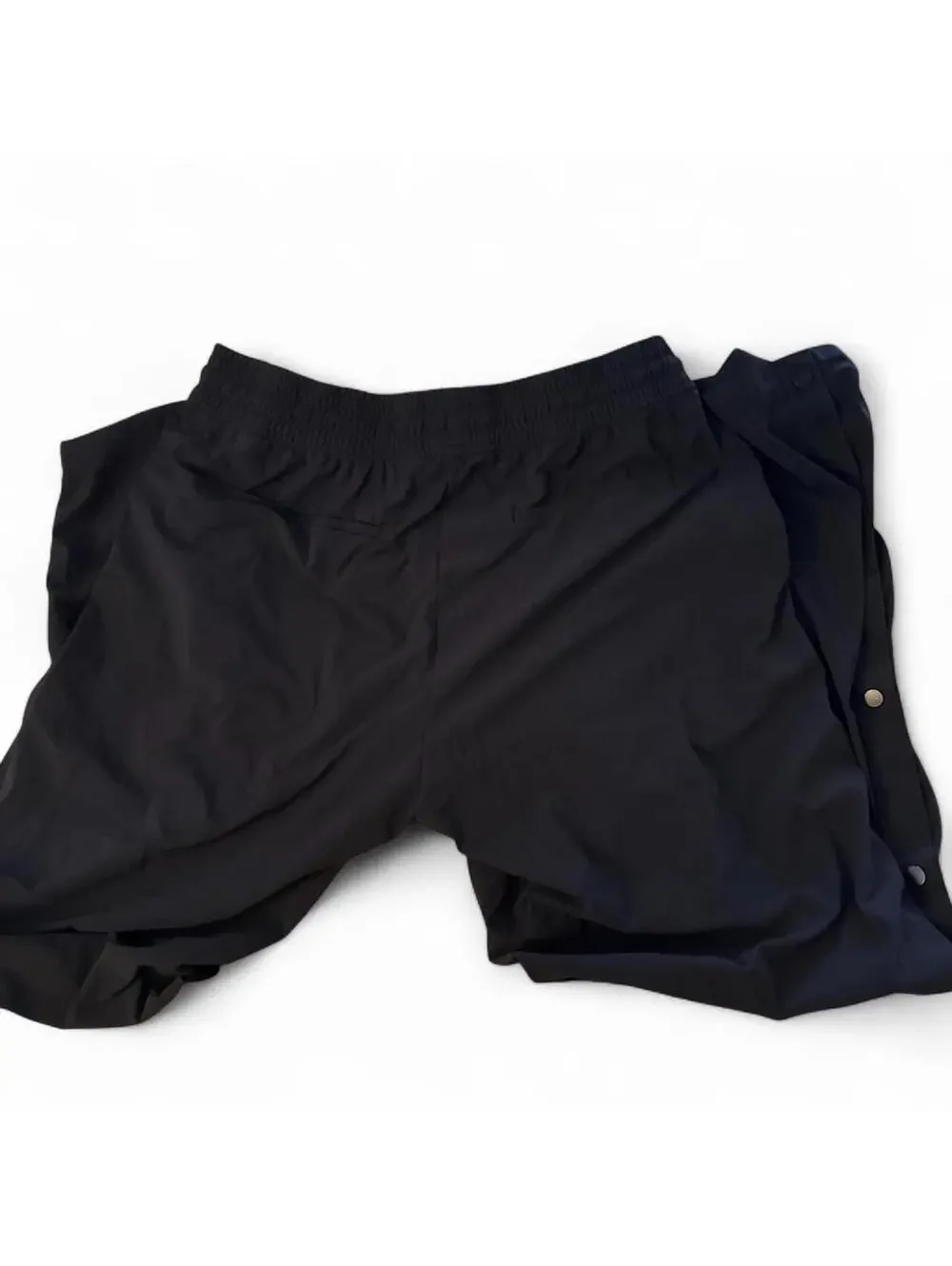 Athleta Black cargo pants with adjustable waist and drawstring size S
